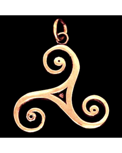Schmuckanhänger Große Triskele Bronze Schmuck - Triskel - 40x34mm