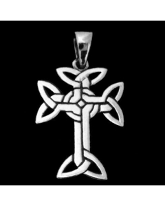 Aran Kreuz Schmuck Anhänger 925er Silber - Kreuze - 30x16mm