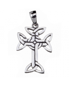 Aran Kreuz Schmuck Anhänger 925er Silber - Kreuze - 30x16mm