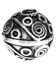 Keltische Perle Schmuck Anhänger 925er Silber Durchmesser 16mm