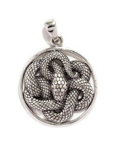 Schlangen Anhänger Schmuck 925er Silber keltischer Knoten