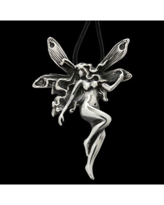 Elfe/Fee sehr groß Schmuck Anhänger 925er Silber