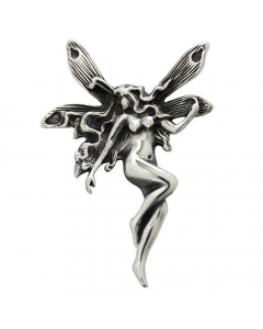 Elfe/Fee sehr groß Schmuck Anhänger 925er Silber