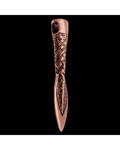 Lanze Schmuck Anhänger Bronze 41x7mm