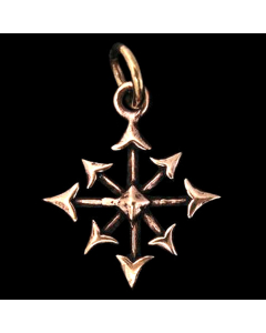 Chaosstern Schmuck Anhänger Bronze