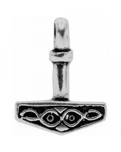 Thors Hammer Schmuck Anhänger 925er Silber - Thorhammer - 28x22mm