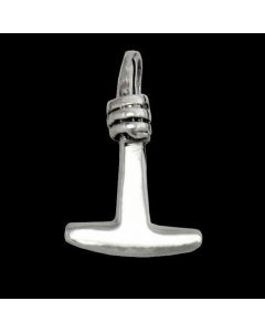 Thors Hammer sehr klein Schmuck Anhänger 925er Silber - Thorhammer - 17x10mm