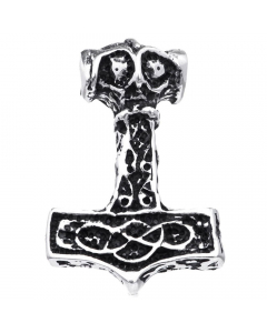 Thors Hammer Schmuck Anhänger 925er Silber - Thorhammer - 22x32mm