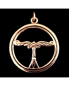 Irminsul Bronze Anhänger Schmuck - Wikinger - 44x34mm