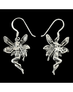 Ohrhänger, Ohrringe Elfe Schmuck 925er Silber Größe: 3,80 cm × 1,80 cm