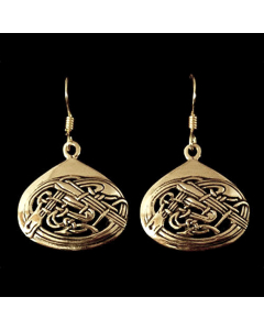 Ohrhänger, Ohrringe Viking Wikinger Vintage Bronze Ohrschmuck