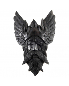 Wandschmuck Odin Wandbild Holz Wikinger Gott Viking Wotan geschnitztes Ornament