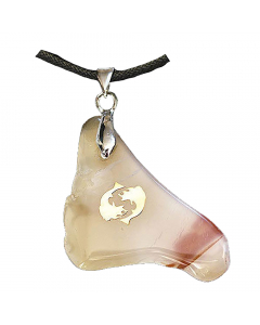 7.95 Achat-Sternzeichen Fische Anhänger Schmuck Höhe zwischen 3,5 und 5cm 909-HA12 Sternzeichen Anhänger