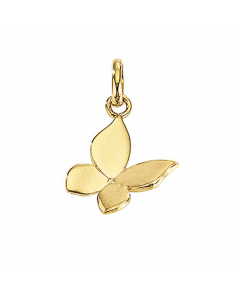 Anhänger Schmetterling mit massiver Goldkette 1,1 mm 333-8 Karat Gold Juwelier Qualität