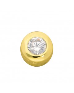 Anhänger Sortiment Anhänger Zarge 925 Silber mit Zirkonia