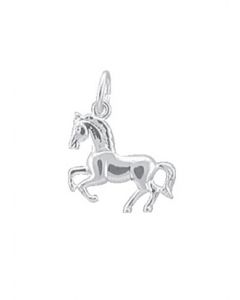 Anhänger Pferd aus Silber Kettenanhänger aus massiv 925 Sterlingsilber