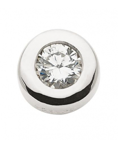 Anhänger  Zarge 925 Silber mit Zirkonia