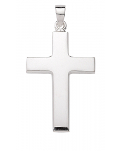 Anhänger Kreuz  925 Silber rhodiniert