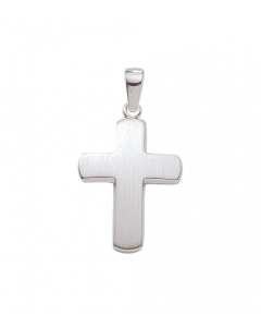 Anhänger Kreuz  925 Silber rhodiniert