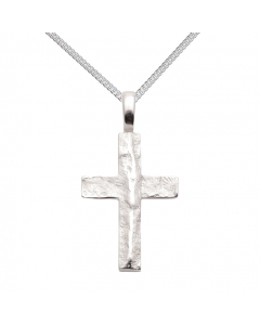 Anhänger Kreuz  925 Silber rhodiniert