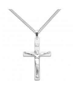 Anhänger Kreuz Korpus 925 Silber