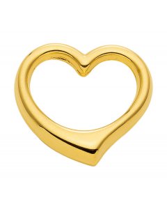 Anhänger Swingheart Herz mit massiver Goldkette 1,1 mm 333-8 Karat Gold Juwelier Qualität