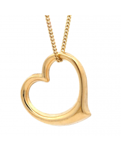 Anhänger Swingheart Herz mit Kette 1,1 mm 333-8 Karat Gold 36 cm