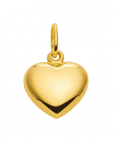 Anhänger Herz Kettenanhänger aus massiv 333 - 8 kt Gelbgold  mit massiver Goldkette