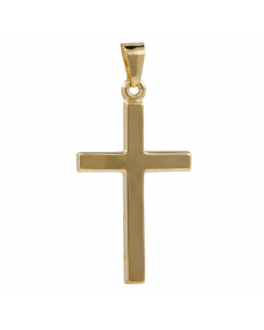 Anhänger Kreuz mit massiver Goldkette 1,1 mm 333-8 Karat Gold Juwelier Qualität