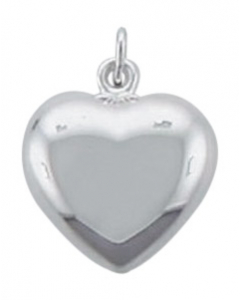 Anhänger Herz aus Silber Kettenanhänger aus massiv 925 Sterlingsilber