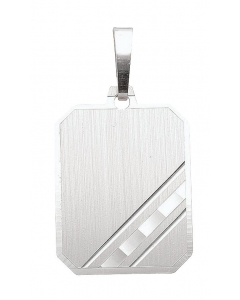 Anhänger Gravurplatte  925 Silber