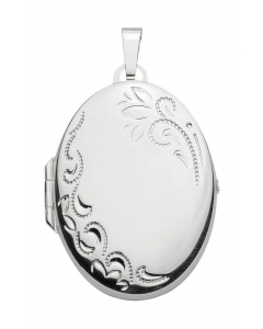Anhänger Medaillon oval 925 Silber