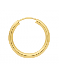 Röhrchencreolen   333 Gelbgold