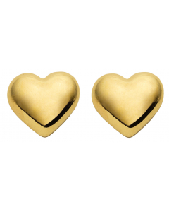 Ohrstecker Herz  333 Gelbgold