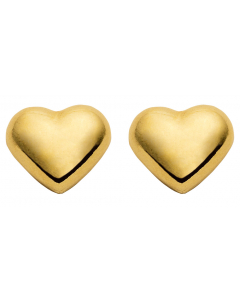 Ohrstecker Herz  333 Gelbgold