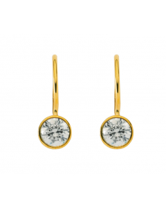 Boutons Zargenfassung Zirkonia 333 Gelbgold
