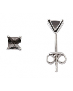 Sortiment Ohrschmuck Krappenfassung Zirkonia farbig 925 Silber rhodiniert