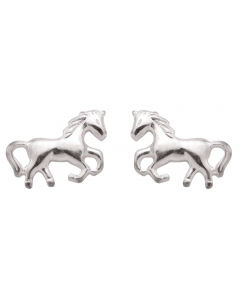 Ohrstecker Pferd  925 Silber rhodiniert