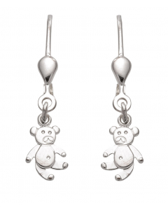 Ohrhänger, Ohrringe mit Brisur Tiermotive  925 Silber rhodiniert