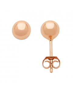 Sortiment Ohrstecker 6 mm Kugel  925 Silber rosegold vergoldet