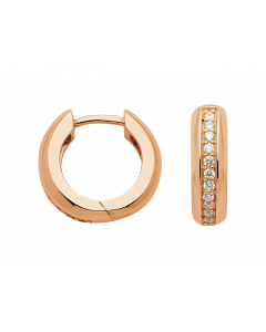 Sortiment Creolen  Zirkonia 925 Silber rosegold vergoldet