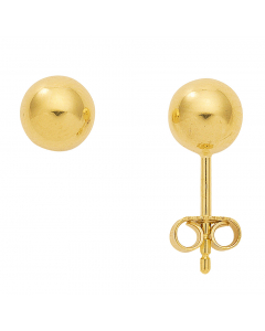 Ohrstecker Kugel  333 Gelbgold