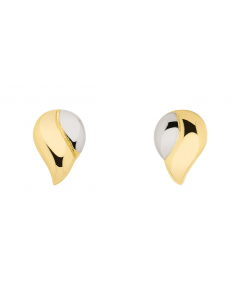 Ohrstecker   333 Gold rhodiniert