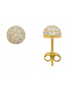 Ohrstecker  Zirkonia 333 Gelbgold