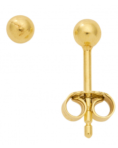 Ohrstecker Kugel  333 Gelbgold