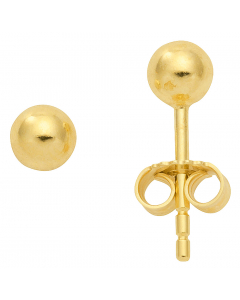 Ohrstecker Kugel  333 Gelbgold