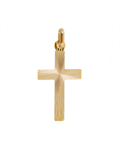 Anhänger Kreuz sehr klein 333 8 kt Gold mit massiver Goldkette 333 - 8 kt Gold