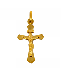 Anhänger Kreuz 333 8 kt Gold mit massiver Goldkette 333 - 8 kt Gold