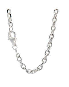 Silberkette Ankerkette diamantiert Halskette 3,0 mm massiv 925 Silber