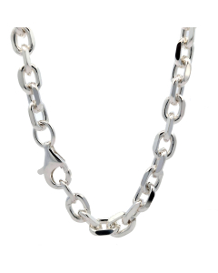 Silberkette Ankerkette diamantiert Halskette 5,7 mm massiv 925 Silber